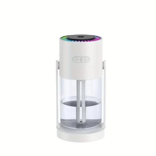 دستگاه بخار و رطوبت ساز USB MOMMED با نورهای رنگین کمانی - Image 2