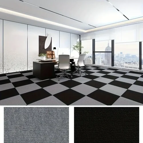 موکت  مربعی چسبی - ضد لغزش، بی‌صدا و قابل شستشو در ماشین (60×60cm) - Image 2