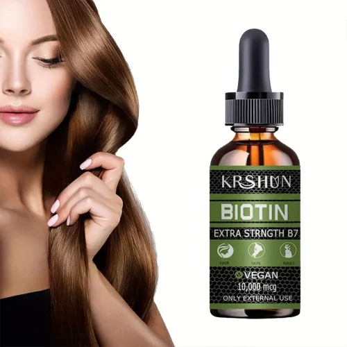 روغن مراقبت از مو با بیوتین KRISHUN - تقویت‌کننده و مرطوب‌کننده - Image 4