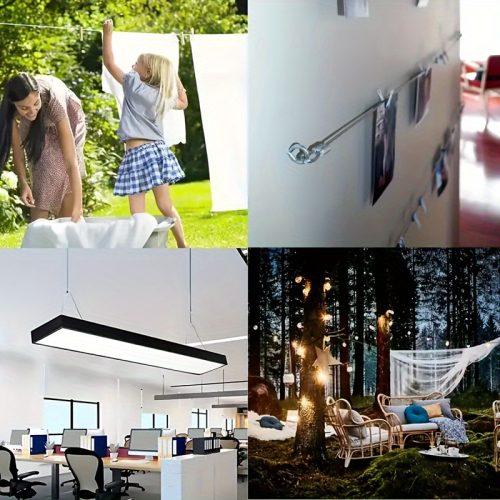 کابل استیل ضد زنگ 304 با قطر 1.0 میلیمتر و 40 آستین آلومینیومی - Image 9