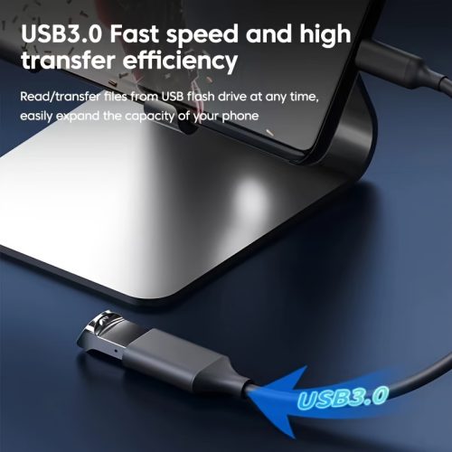 کابل تبدیل USB 3.0 به Type-C OTG با طراحی تخت - مناسب برای گوشی‌ها و تبلت‌ها - Image 8