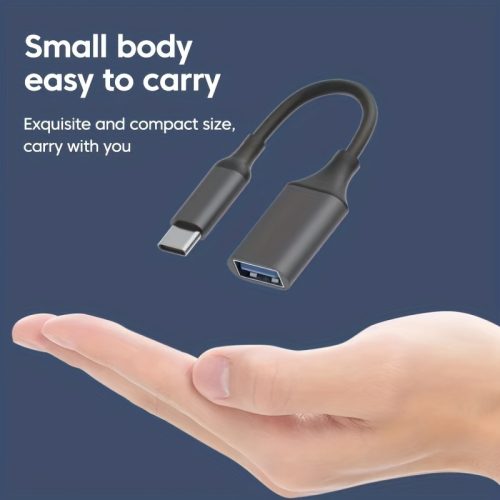 کابل تبدیل USB 3.0 به Type-C OTG با طراحی تخت - مناسب برای گوشی‌ها و تبلت‌ها - Image 4