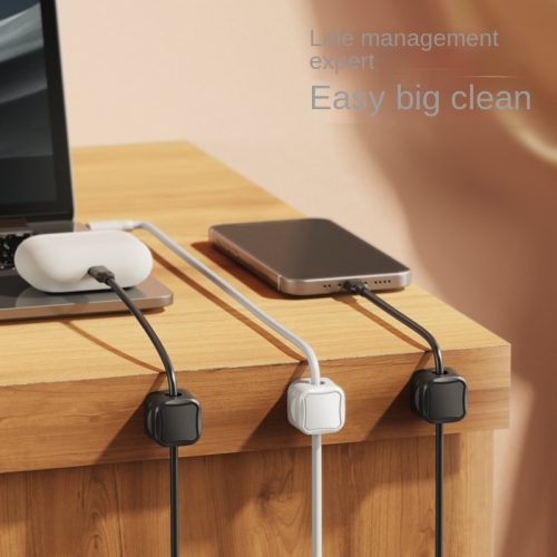 بسته 6 عددی نگهدارنده کابل مغناطیسی - مدیریت کابل دسکتاپ و هاب سیم‌کشی - Image 2